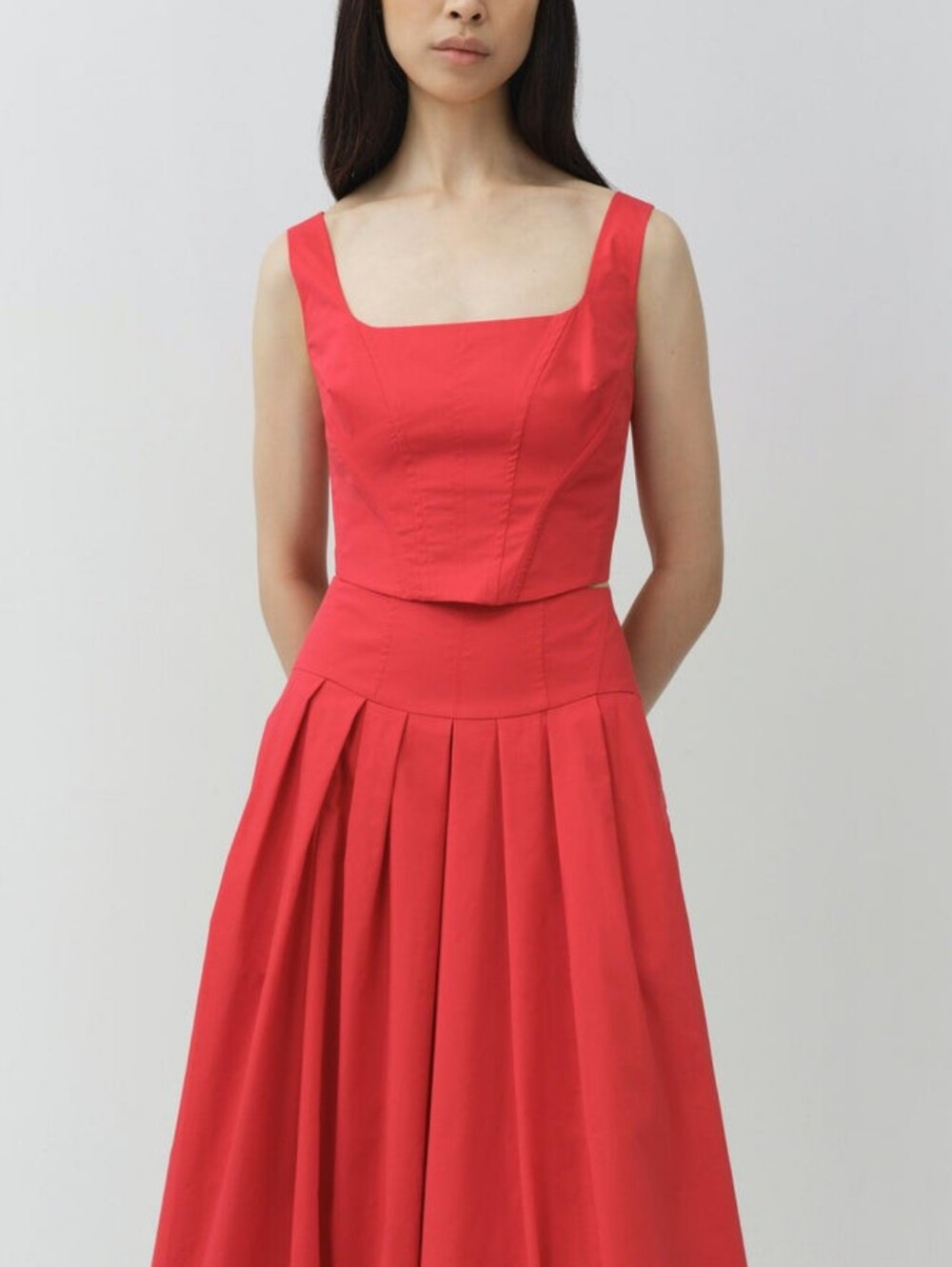 Simkhai Clio Cotton Bustier Top